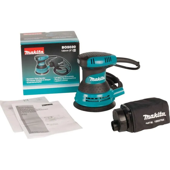 Makita 5 In. Random Orbit Sander - High-Performance Woodworking Precision 1