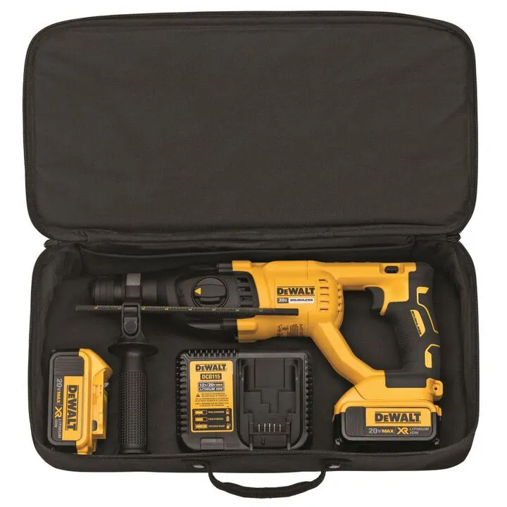 DEWALT 20V MAX XR Brushless 1-in D-Handle Rotary Hammer Kit (DCH263) 2
