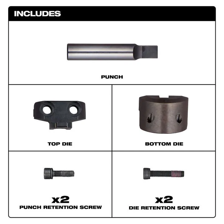 Milwaukee M18 FUEL 10 Gauge Nibbler (Bare Tool) with Extra Punch & Die Set 1
