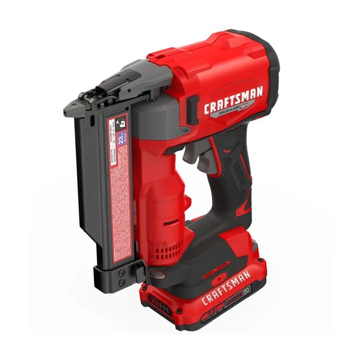 CRAFTSMAN V20 BRUSHLESS RP Cordless 23 Gauge Pin Nailer Kit - Professional Woodworking Precision 4