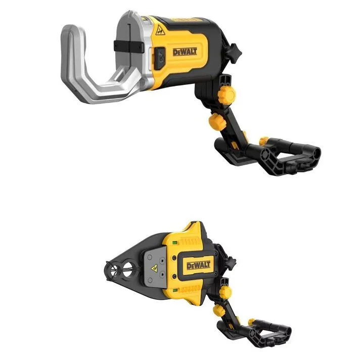 DEWALT PVC/PEX Pipe Cutter Attachment & Pinch Clamp Attachment Bundle