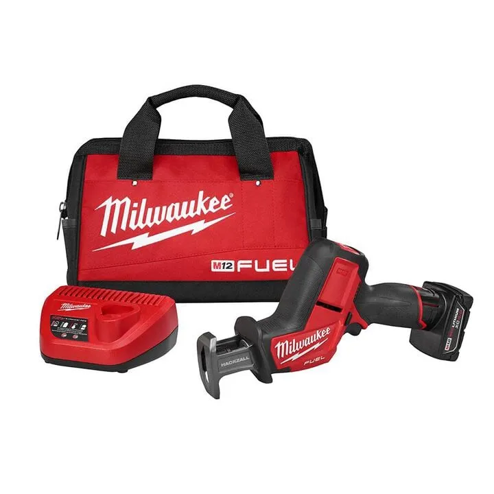 Milwaukee M12 FUEL Hackzall Reciprocating Saw & Multi-Tool Professional Bundle 6