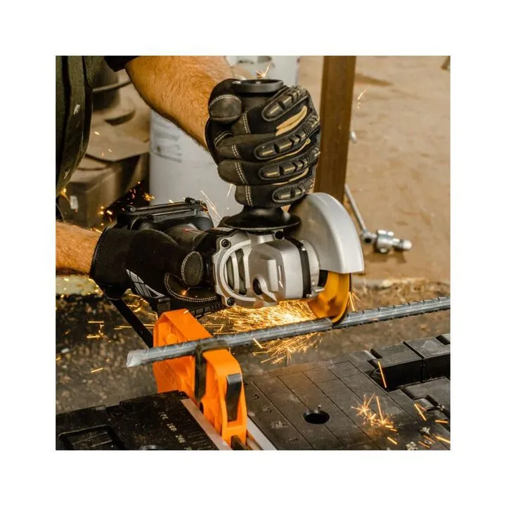 Worx 20V Power Share 4-1/2 in. Cordless Angle Grinder Kit with 2Ah Battery & Charger 1