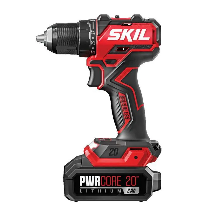 SKIL PWR CORE 20 1/2 in 20V Compact Drill Driver Kit - High-Performance DIY Solution 2