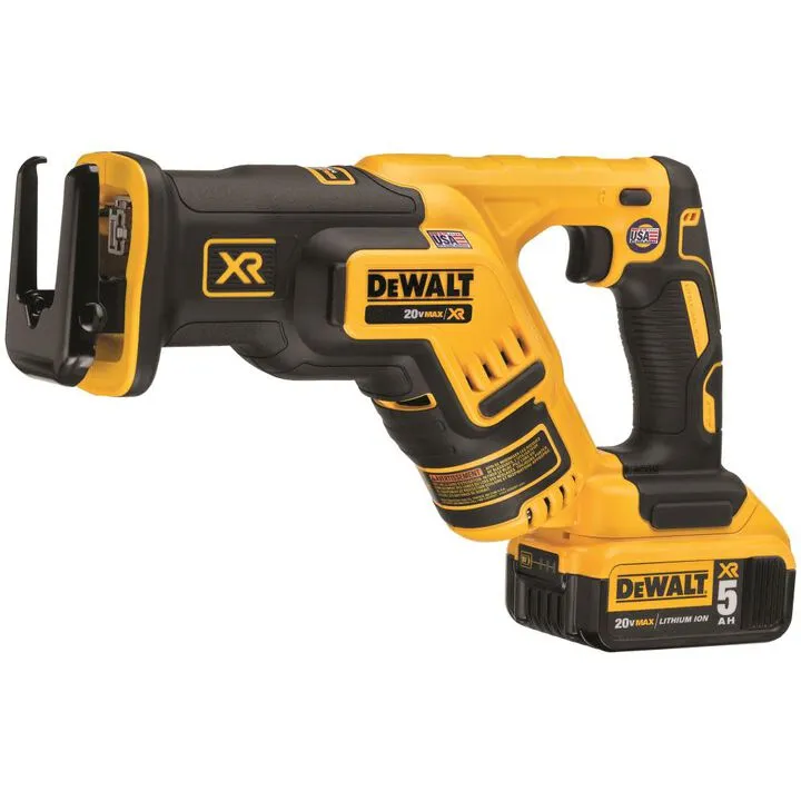 DEWALT 20V MAX XR Compact Reciprocating Saw Kit - High-Performance Cordless Demolition Power 1