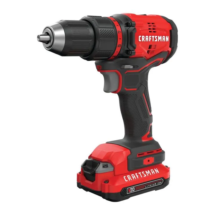 CRAFTSMAN V20 Cordless Brushless 1/2 Inch Drill/Driver 1-Battery Kit