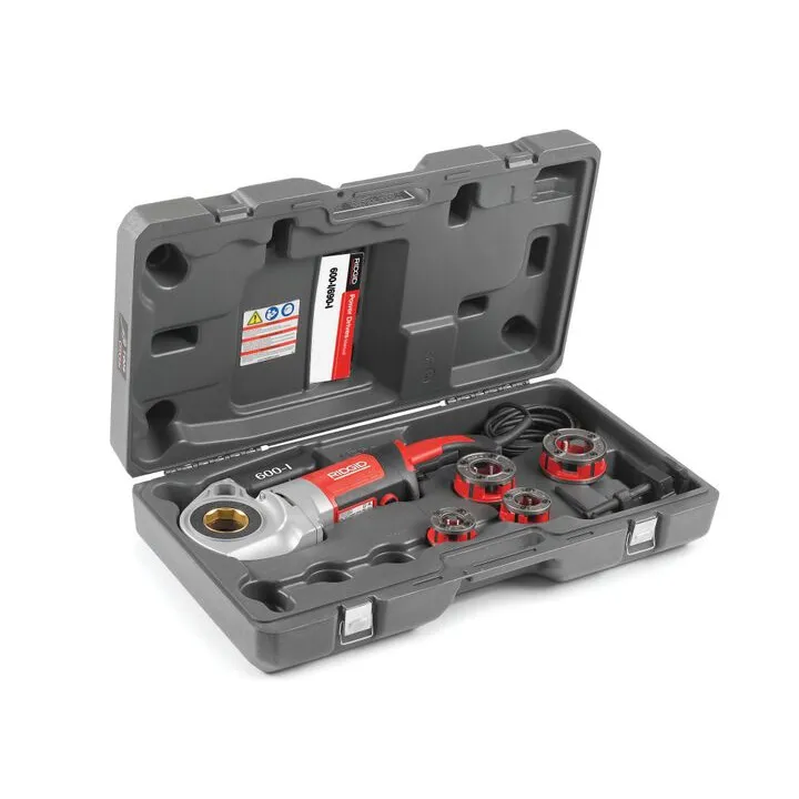 Ridgid 600-I Hand-Held Power Drive Pipe Threading Machine (115V) - Professional Grade 1