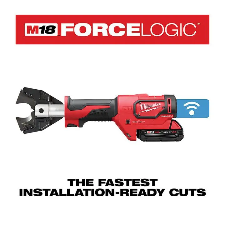Milwaukee M18 FORCE LOGIC Cable Cutter Kit with 750 MCM Cu Jaws 2