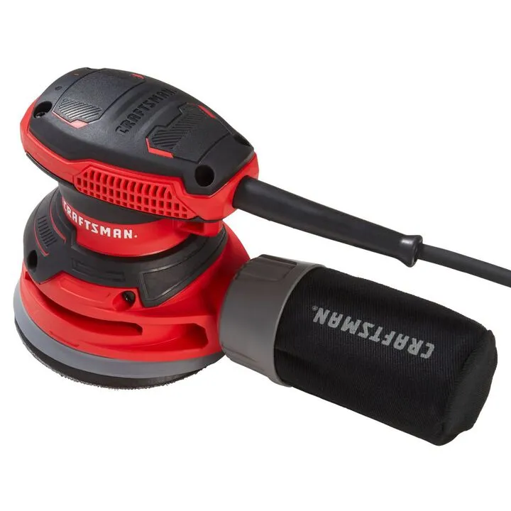 CRAFTSMAN 3 Amp 5-Inch Electric Random Orbit Sander - Precision Woodworking Power Tool 2