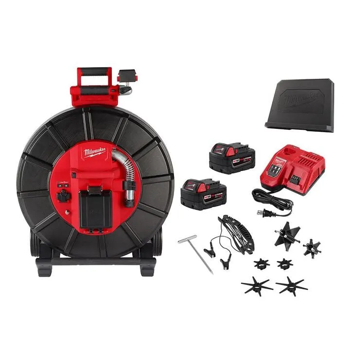 Milwaukee M18 325 Ft. Stiff Modular Pipeline Inspection System Kit