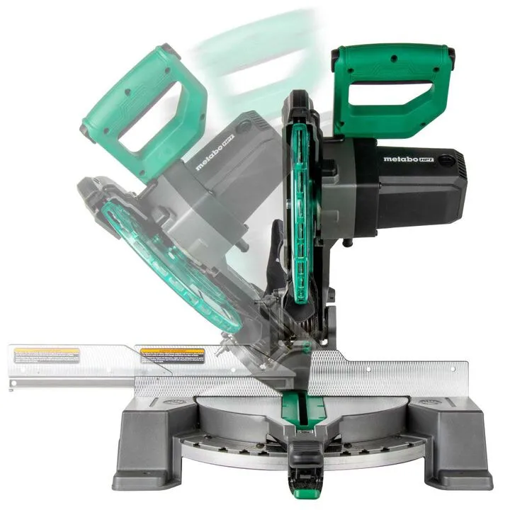 Metabo HPT 10-Inch Single Bevel Compound Miter Saw - Precision Engineered for Woodworking 2