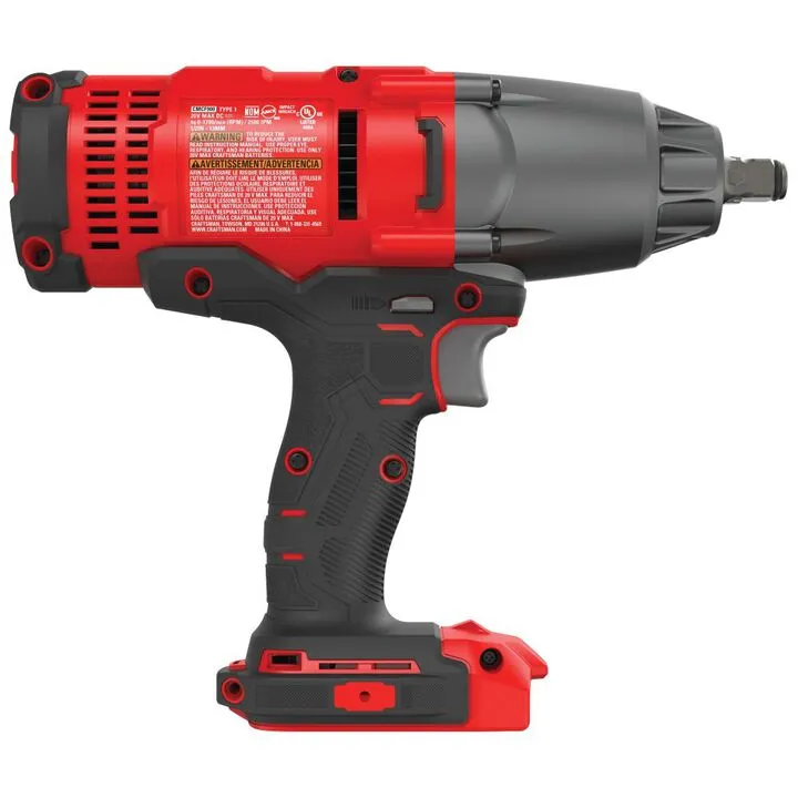 CRAFTSMAN V20 Cordless 1/2 Inch Impact Wrench (Bare Tool) - High-Performance Professional Grade 4