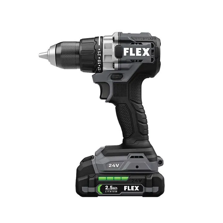 FLEX 24V Brushless Drill Driver and 1/4in Impact Driver Combo Kit 3