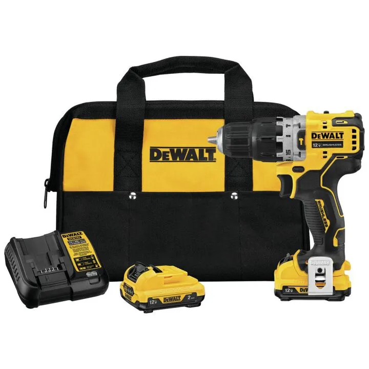 DEWALT XTREME 12V MAX Brushless 3/8 in. Cordless Hammer Drill Kit