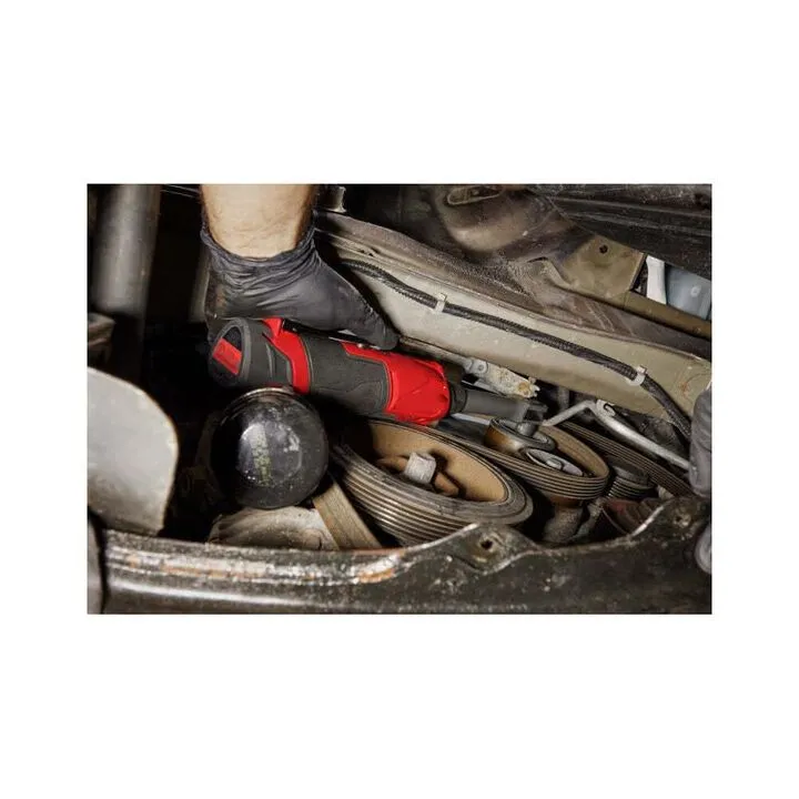 Milwaukee M12 Insider Extended Reach Ratchet (Bare Tool) with 8-Piece SAE Socket Set Bundle 9