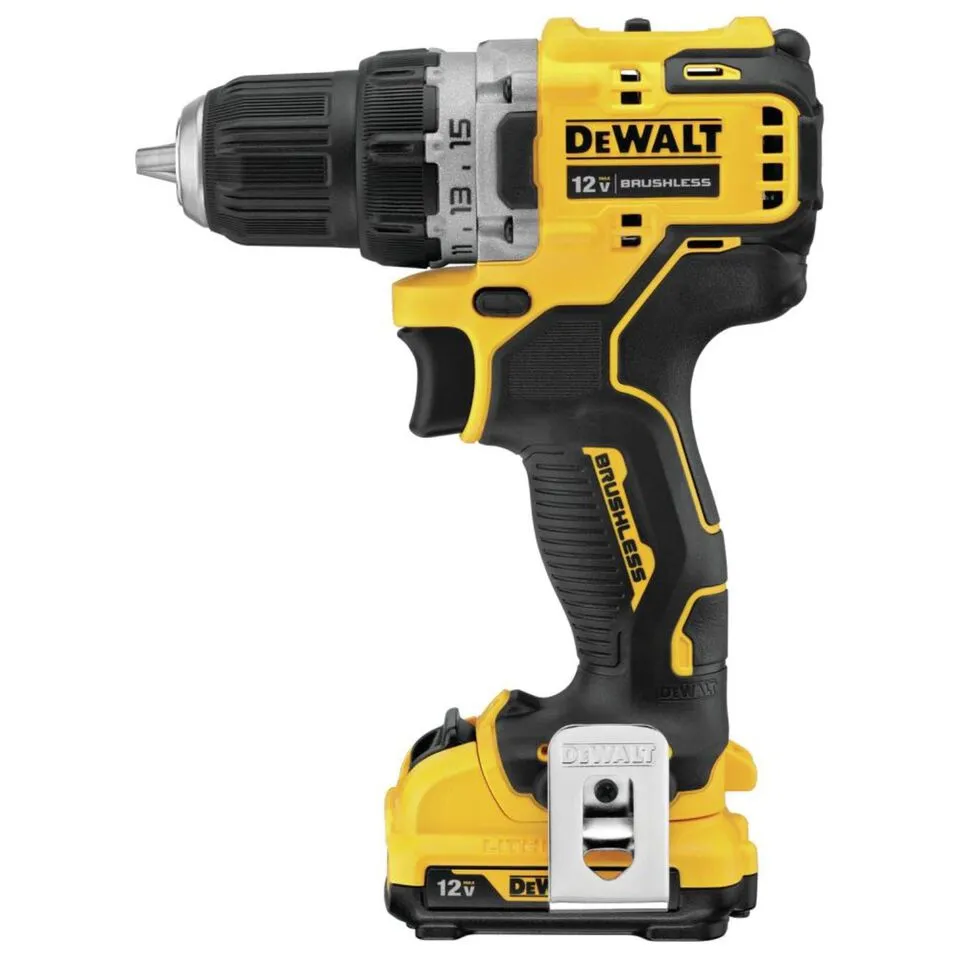 DEWALT 12V MAX Cordless Drill Driver Kit with Rapid Load Accessory Set & Toughcase+ 3