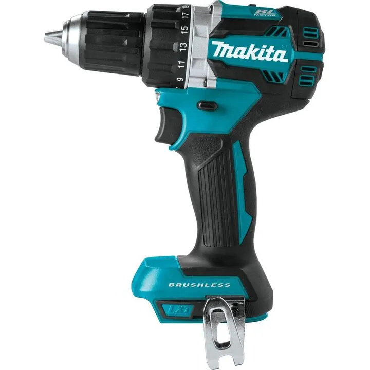 Makita 18V LXT Brushless 1/2-Inch Cordless Drill Driver & Impact GOLD 14-Pc. Titanium Bit Set 1