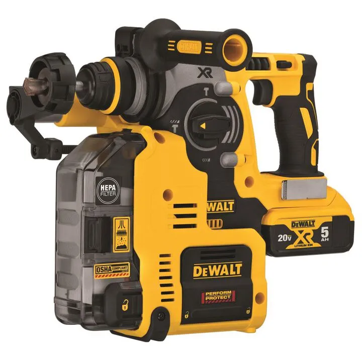 DEWALT 20V MAX 1-inch Rotary Hammer with Integrated Dust Collection System 2