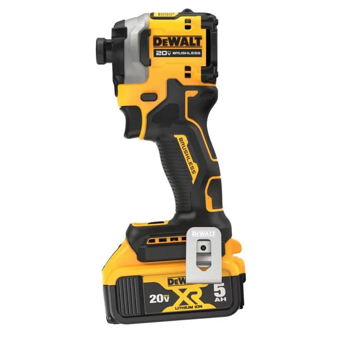 DEWALT 20V MAX Atomic Impact Driver 5Ah Kit & Rapid Load Accessory Set With Toughcase+ 3
