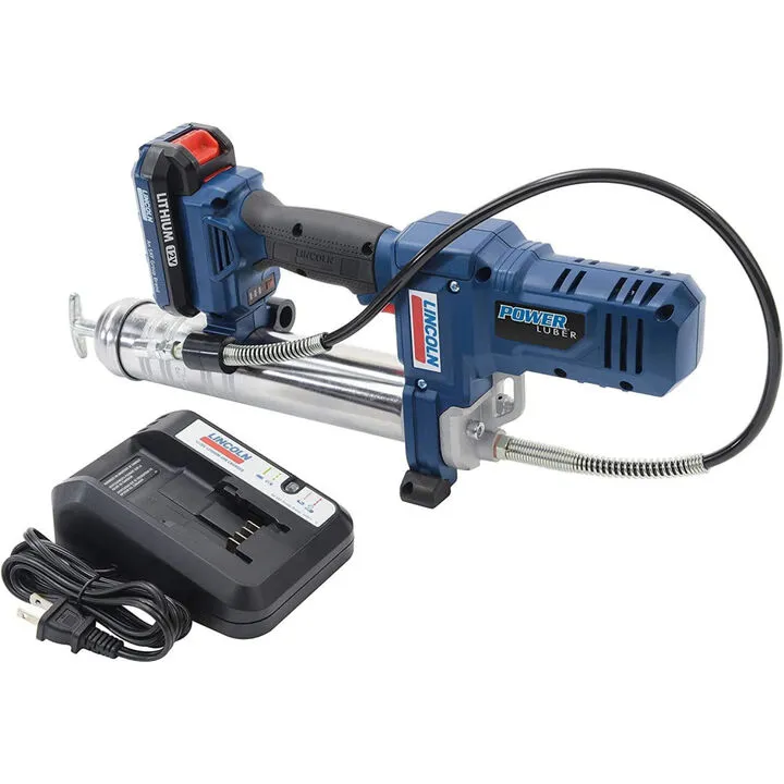 Lincoln Industrial 12V Li-Ion PowerLuber Professional Grease Gun Kit 1