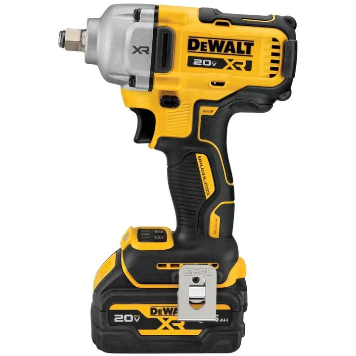 DEWALT 20V MAX XR 1/2in Mid-Range Impact Wrench Kit with Oil-Resistant Batteries 2