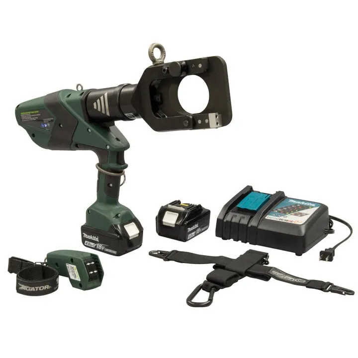 Greenlee 65mm Gator Remote Cable Cutter - 120V Professional Grade Kit