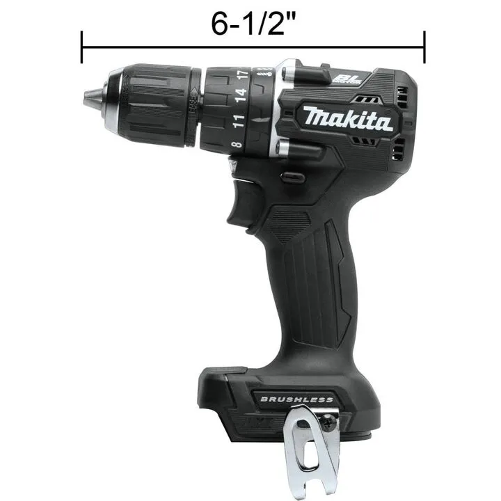 Makita 18V LXT Sub-Compact 1/2in Hammer Driver Drill (Bare Tool) 2