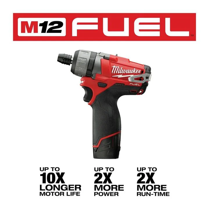 Milwaukee M12 FUEL 2-Speed Screwdriver Kit - High-Performance Precision Fastening 2