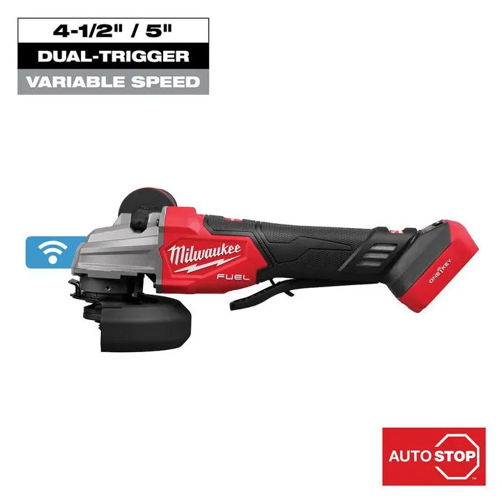 Milwaukee M18 FUEL 4-1/2 in / 5 in Dual-Trigger Braking Grinder (Bare Tool) 1