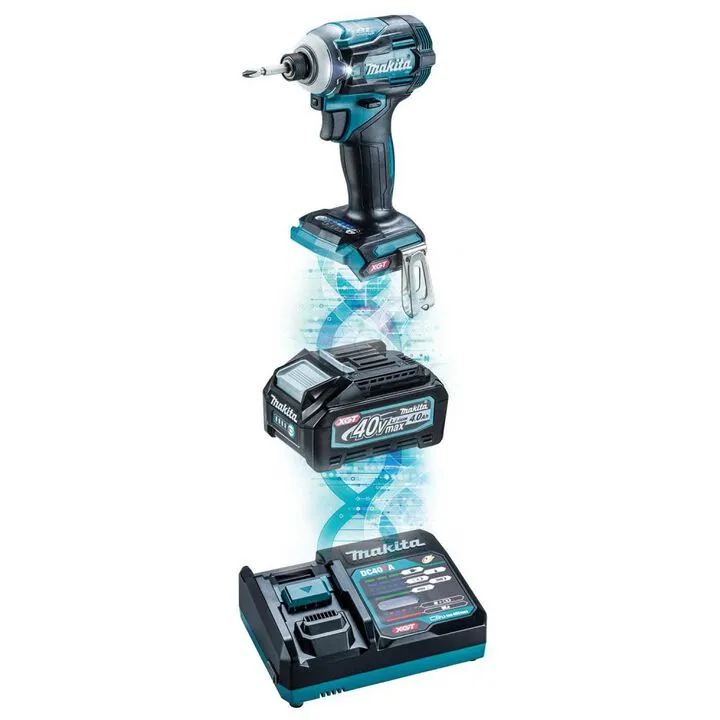 Makita 40V Max XGT 4-Speed Impact Driver (Bare Tool) with ImpactX 100-Piece Professional Driver Bit Set 2