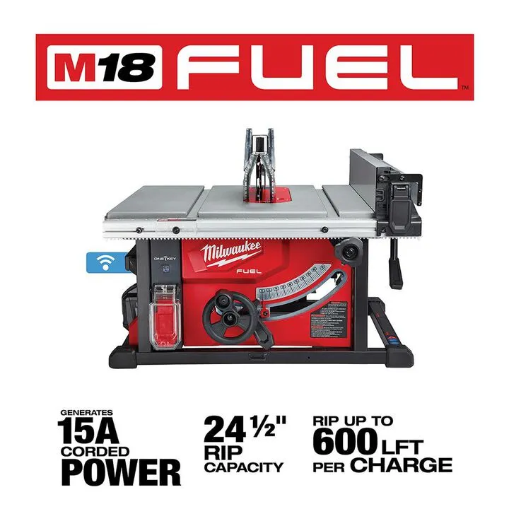 Milwaukee M18 FUEL 8-1/4 in. Table Saw with ONE-KEY Kit - Professional Grade Precision 2