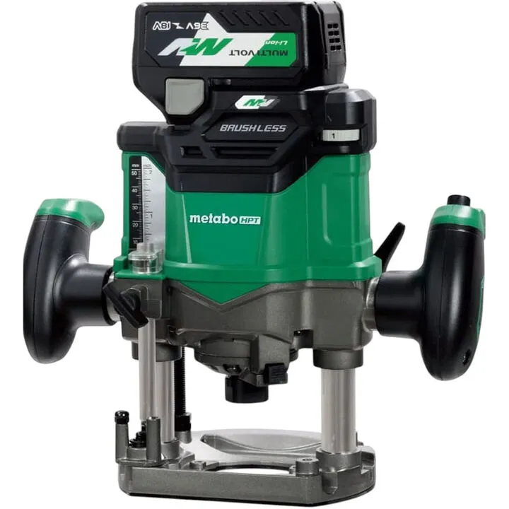 Metabo HPT 36V MultiVolt Cordless Plunge Router Kit - 2 1/4 HP Peak Power