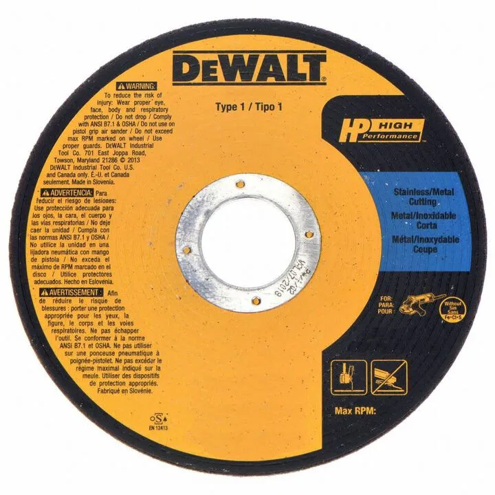 DEWALT 20V MAX XR Cordless Cut-Off Tool & Bonded Cutting Wheel Bundle 10