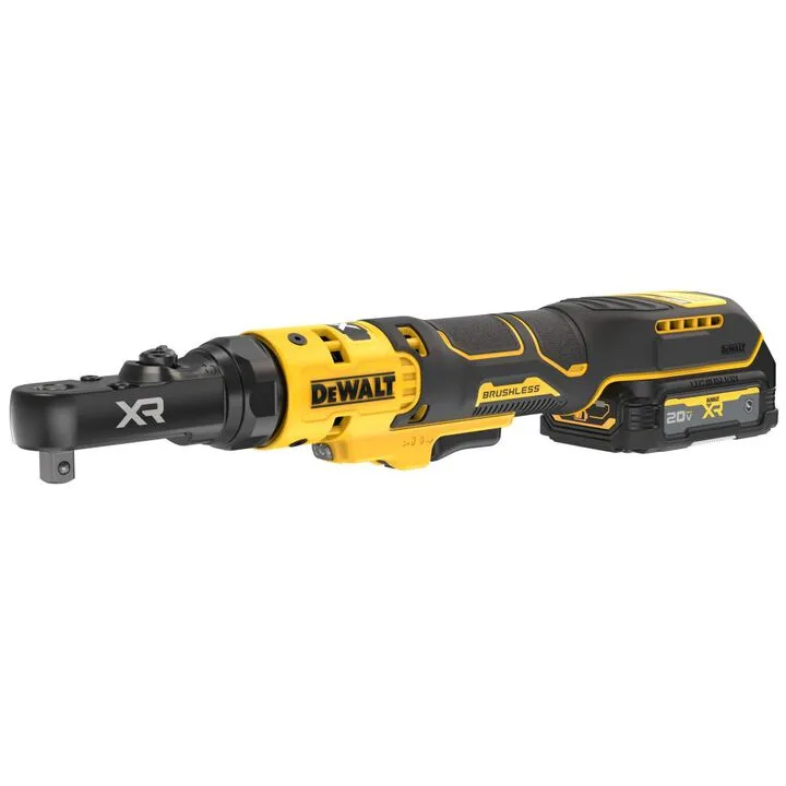 DEWALT 20V MAX XR 1/4 Inch and 3/8 Inch Sealed Head Ratchet Kit - Professional Grade