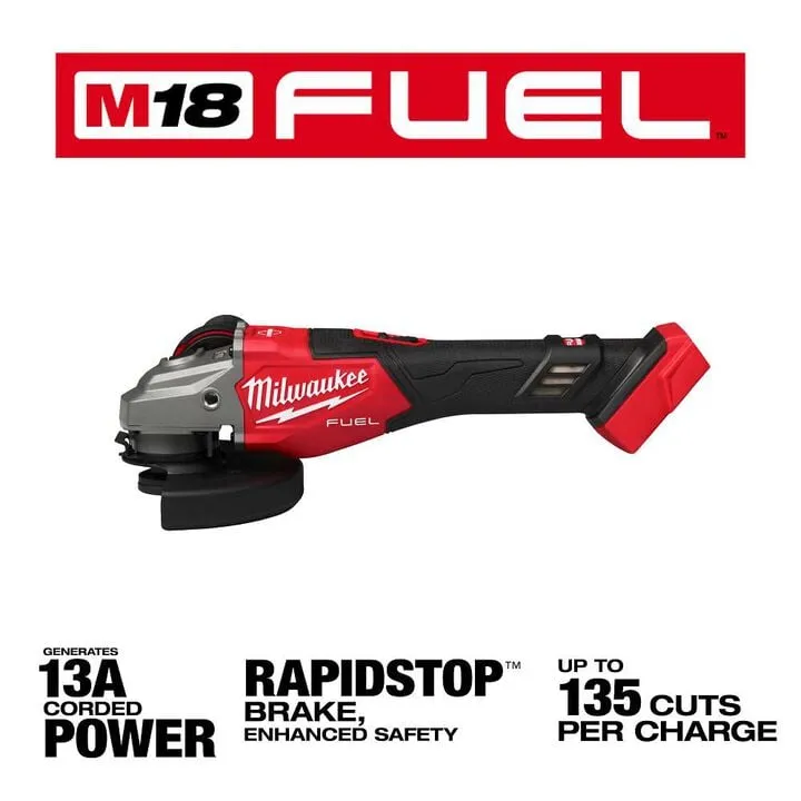 Milwaukee M18 FUEL 4-1/2 Inch - 6 Inch Braking Grinder (Bare Tool) 2
