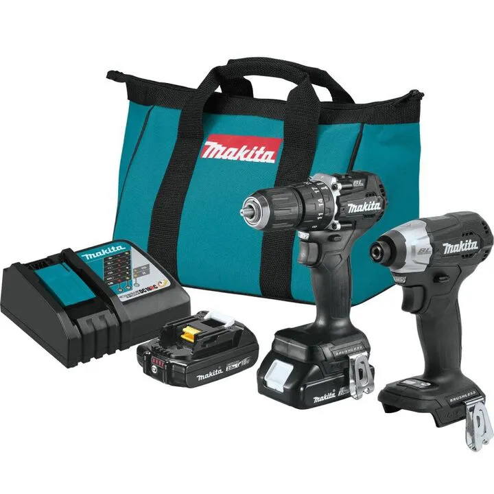 Makita 18V LXT Sub-Compact Brushless 2-Piece Cordless Combo Kit