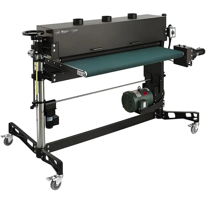 Supermax Tools 49 In. 7.5HP 220V Single Brush Sander - 3 Phase