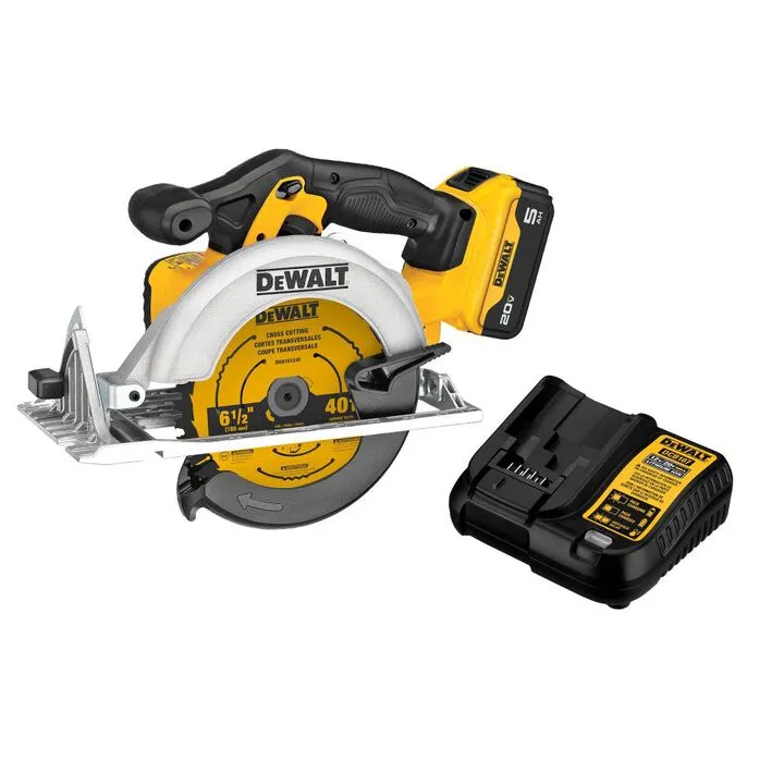 DEWALT 20V MAX Lithium Ion Circular Saw Kit - Professional Performance Series
