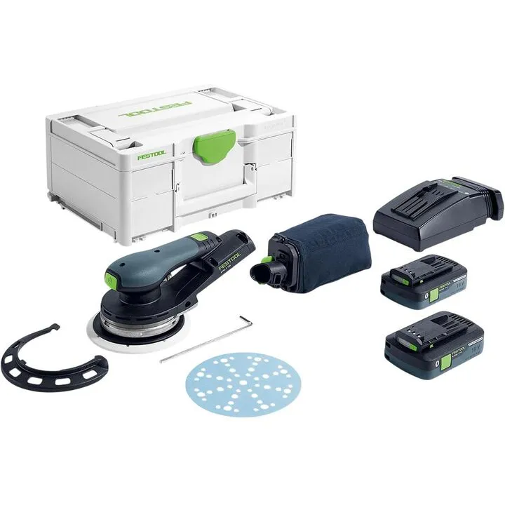 Festool ETSC 2 150 4.0 I-Plus 18V Cordless Orbital Sander Kit