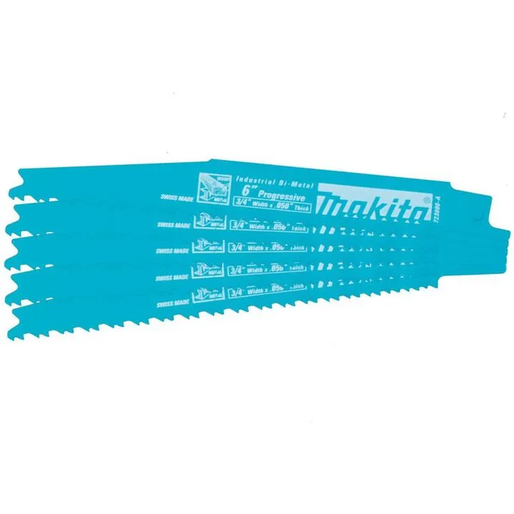 Makita 40V Max XGT Brushless Cordless AVT Reciprocating Saw Bundle with 4Ah Battery and 5-Pack Blade Set 7