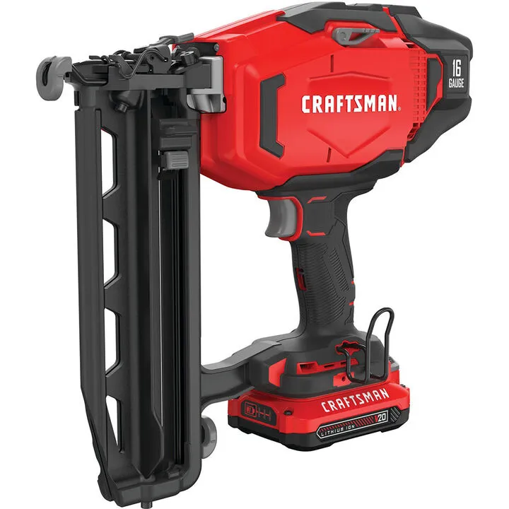 CRAFTSMAN V20 Cordless 16-Gauge Finish Nailer Kit
