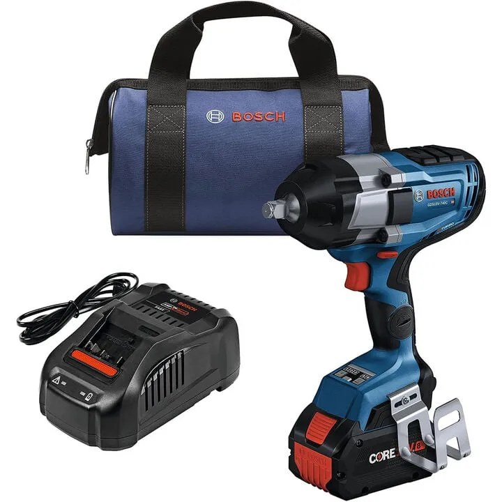 Bosch PROFACTOR 18V 1/2in Impact Wrench with Friction Ring Kit