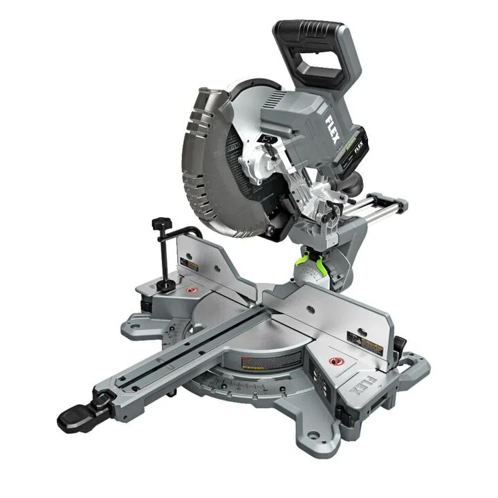 FLEX 24V Cordless 12-Inch Dual Bevel Sliding Miter Saw - Stacked Lithium Performance Kit 1
