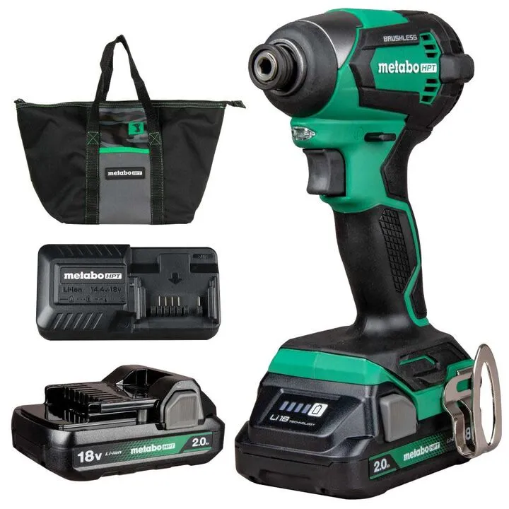 Metabo HPT 18V MultiVolt Cordless Impact Driver Kit - Professional Precision & Reliability