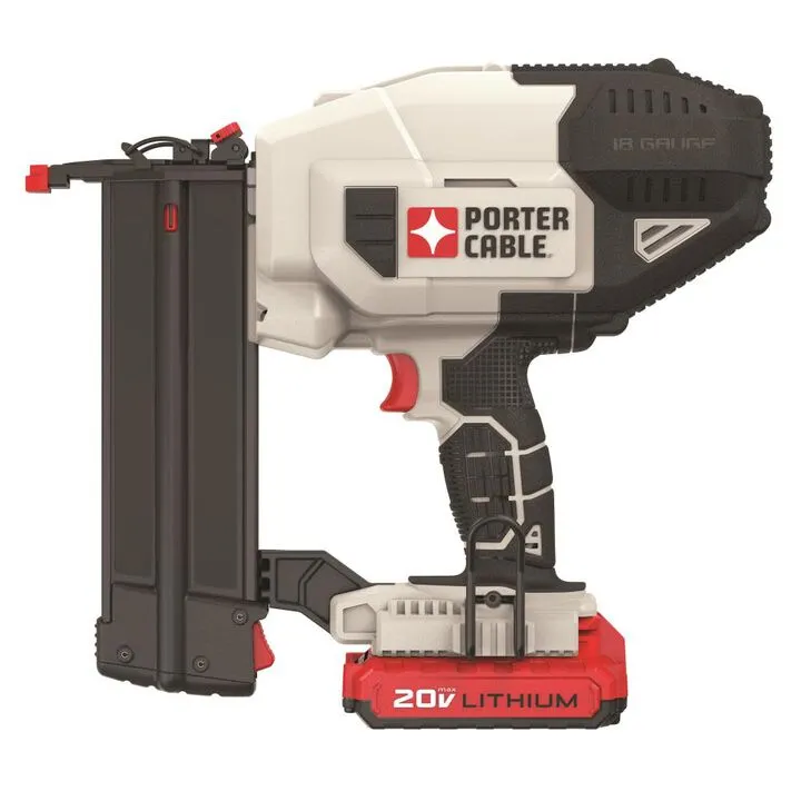 Porter Cable 20V MAX 18 Gauge Cordless Brad Nailer Kit (PCC790LA) 1