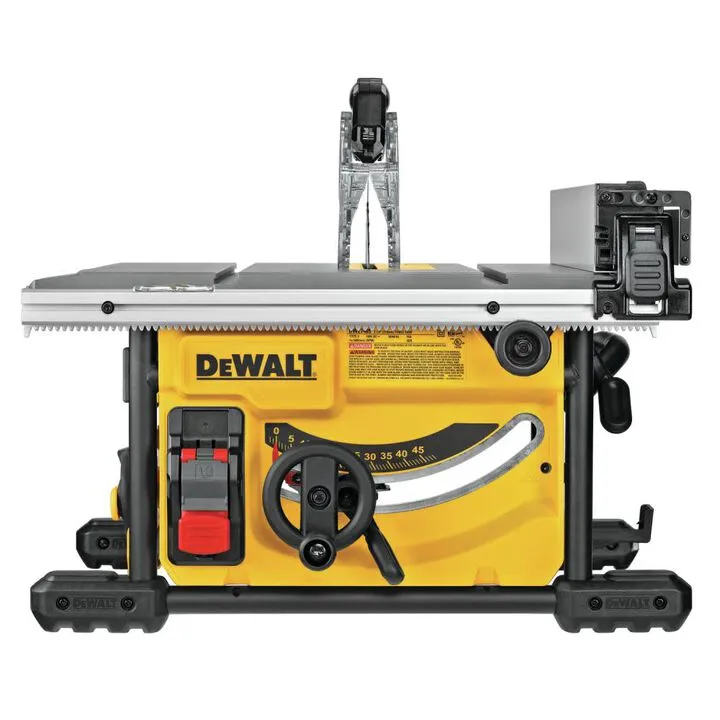 DEWALT 8 1/4-inch Compact Jobsite Table Saw with Rolling Stand - Professional Precision Bundle 3