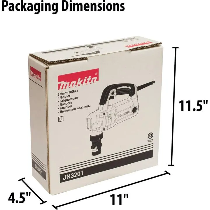 Makita 10 Gauge Nibbler - Heavy-Duty Precision Metal Cutting Tool 3