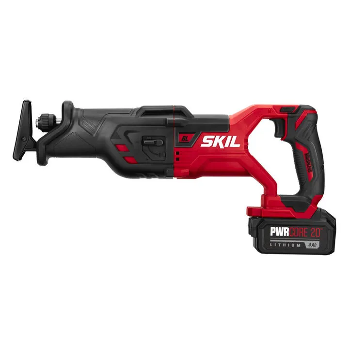 SKIL PWRCore 20 Brushless 20V Reciprocating Saw Kit - Professional Performance & Reliability