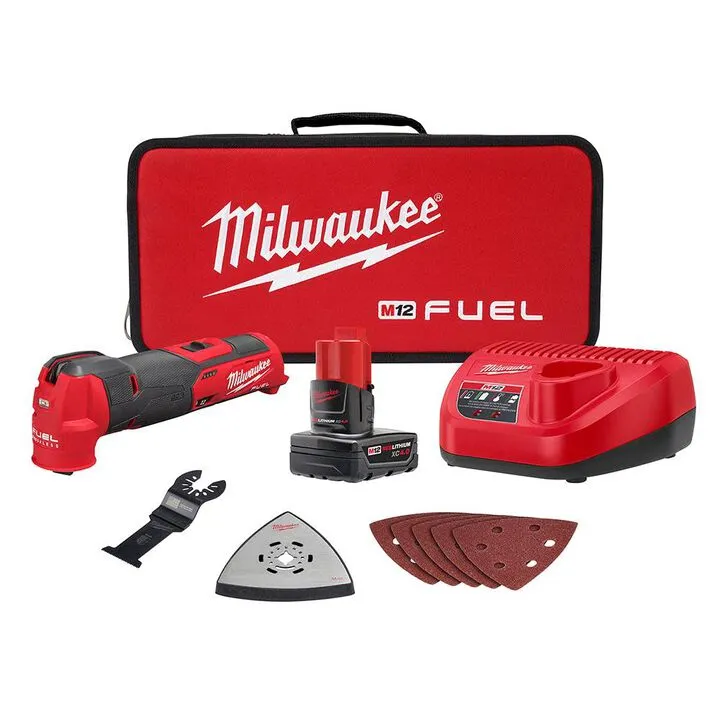 Milwaukee M12 FUEL Oscillating Multi-Tool Kit - Professional Performance Series