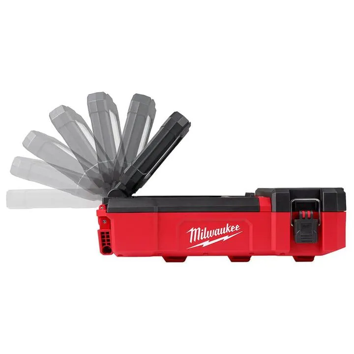 Milwaukee M12 PACKOUT Flood Light with USB & Dual Power Tower Light Bundle 4